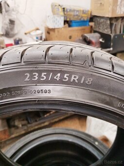 4x letní pneu Dunlop Sport Maxx 050 235/45/R18 - 5