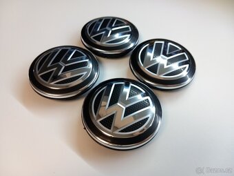 Středové krytky Vw, 65x56mm, logo struktura - 5