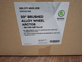 Nové orig. alu disky Škoda Kodiaq 8Jx20 5x112 Arctos - 5
