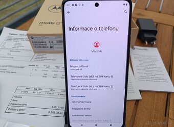 Motorola G84 - 5G 12GB RAM, 256GB,obal, prodloužená záruka - 5