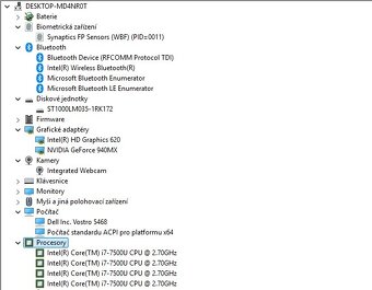 Dell Vostro 5468,i7-7500U,Win 11,HDD 1TB,RAM 8GB,GPU 4GB,dis - 5
