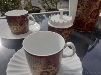 PORCELÁNOVÝ SERVIS KÁVA - J.JEŽEK LOUČKY - 5