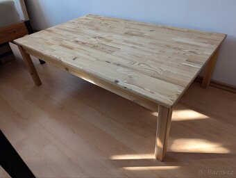 Borovicový konferenční stolek Ikea Ingo 120x75cm jako nový - 5