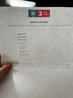 Aku okružní pila Bosch GKS 12V-26 + kufr, 2x kotouče - 5