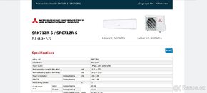 Pouze vnitřní jednotky klimatizace Mitsubishi - 5