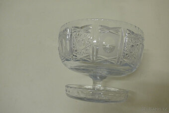 Skleněna Misa se Vzorem na Stopce - 5