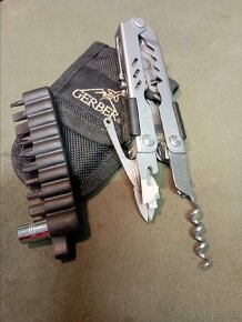 Nůž Tool Gerber USA + pouzdro na opasek + bit kit - 5