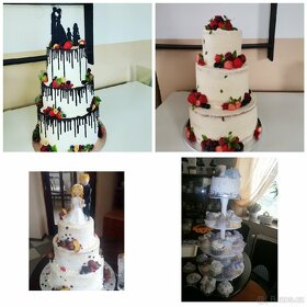 Domácí pečení dortů narozeninových,svatebních - 5