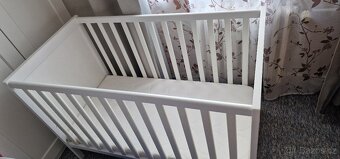 Ikea detská postýlka SUNDVIK s matrací SKONAST - 5