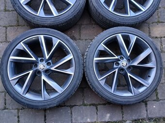 ALU kola,sada,ŠKODA VEGA,originál,235/40 R19,5x112,TOP - 5