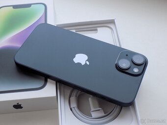 APPLE iPhone 14 128GB Midnight - ZÁRUKA 12 MĚSÍCŮ - KOMPLET - 5