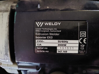 Prodám profesionální svářecí extrudér Leister Weldy - 5