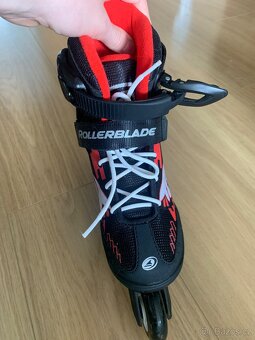 Jednou použité dětské in-line brusle Rollerblade Max Wheels - 5