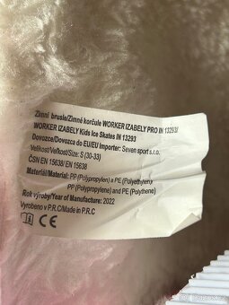 Dětské dívčí posuvné brusle s kožíškem - 5