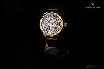 Exkluzivní starožitné skeletové hodinky OMEGA 1938 - 5