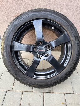 Sada 4× alu kola DEZENT + zimní pneumatiky Point S Wintersta - 5