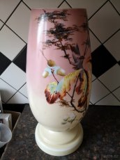 Krásná malovaná velká váza, 40 cm - 5