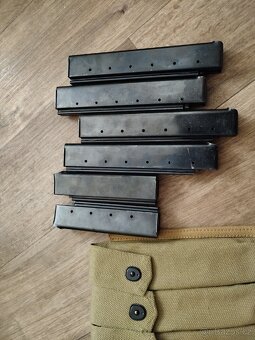 6 ks originál USA zásobník samopal Thompson 45. acp - 5