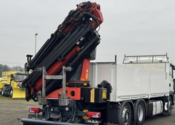 MAN TGS 26.400-6x2–Valník+HR-PALFINGER PK 27002 SH+Jib 25m - 5
