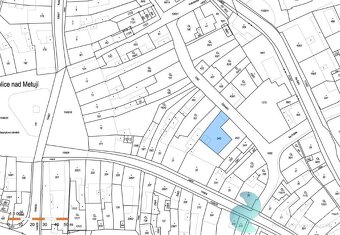 Prodej stavebního pozemku 478m2 v centru města Police nad Me - 5