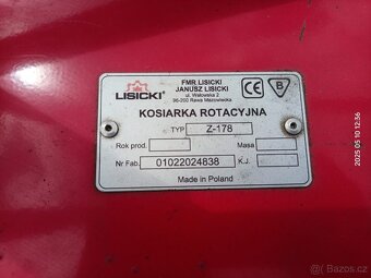 Bubnová sekačka LISICKI Z-178 - 5