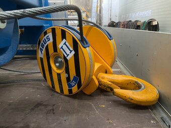 Prodám téměř novou jeřábovou kočku ABUS – nosnost 16 tun - 5