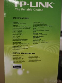 5ks použitých wifi antén TP-Link 5GHz (AP) - 5