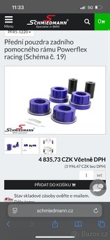 Silentbloky powerflex BMW e92 e91 e90 e93 - 5