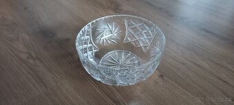 Broušené sklo mísy - 5