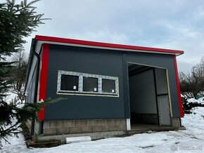 OCELOVÁ KONSTRUKCE HALY - MONTOVANÁ HALA 8x18x5m - 5