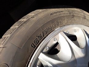 Zimní sada 155 70 13 s diskem na Ford KA, Fiesta - 5