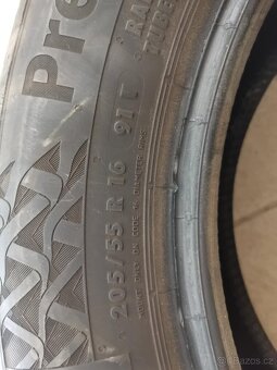 2ks zanovni letni 205/55/16 continental dot 23 - 5
