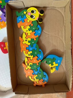 Obří sbírka puzzle (princezny, i dřevěné, Krtek, Disney.. - 5