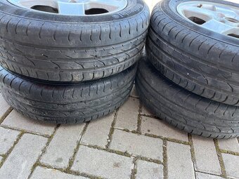 4x alu disky 4x100 R15, letní pneu 70% - 5