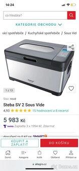Pomalý hrnec sous vide steba Germany - 5