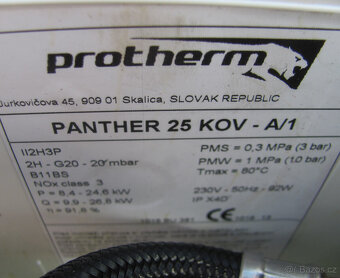 KONDENZAČNÍ PLYNOVÝ KOTEL PROTHERM 25KW - 5