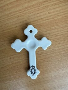 Porcelánové křížky bílé a zlaté - 5