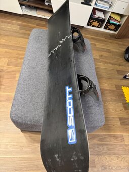 Snowboard SCOTT 163cm, vázání, boty vel. 45, obal - 5