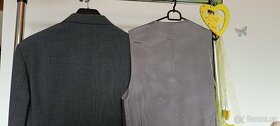 Prodám pánský oblek šedý - 5