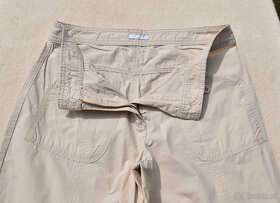 Letní bílé kalhoty culottes Vendi  vel. M(40) - 5