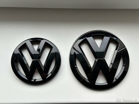 2 kusy černé znaky VW Volkswagen - 5