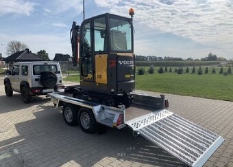 Prodám minibagr s přívěsem|Volvo EC18E|+3x lžíce,16HP,1.8t - 5