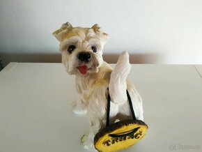 Keramické dekorace, sádrové zvířátka, postavičky psů - 5