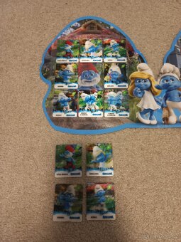 Šmoula / sběratelské 3D kartičky šmoulové - 5