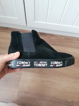 Kožené dámské boty Tommy Hilfiger - 5