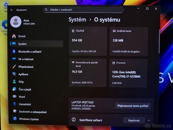 ASUS Vivobook S 15 OLED, Intel i7 12700h - 5