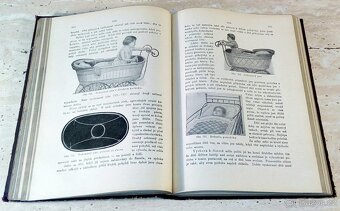 Starožitné lékařské/léčitelské knihy Domácí lékařka, 1923 - 5