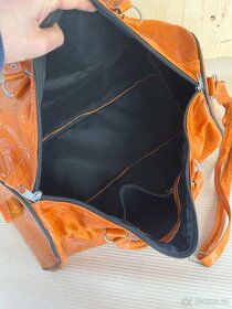 Kožená lehká taška na cestování - 5