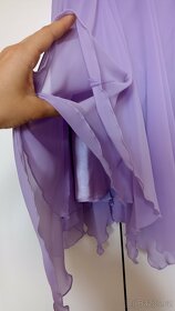 Světle fialové plesové šaty E.L. vel.32/XXS - 5