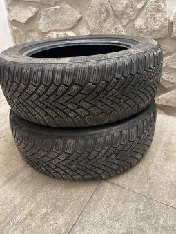 prodám zimni pneu 205/55/R16 Continental 5/6 mm - 5
